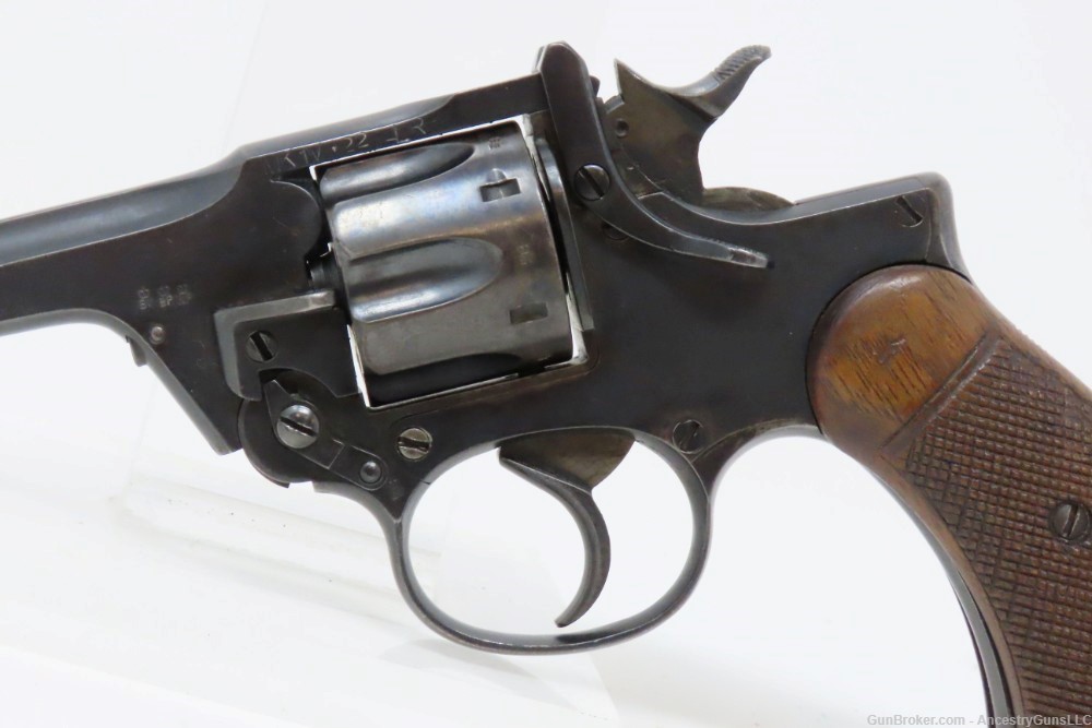 World War II BRITISH ENFIELD No. 2 Mark I .22 RF CONVERSION Revolver C&R   -img-3