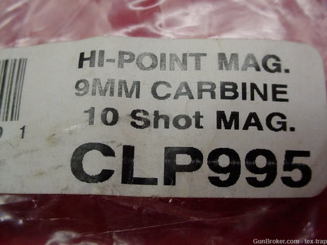 Hi-PPoint- CLP995- OEM- 10 rd.- 9mm Luger- Magazine - New !-img-1