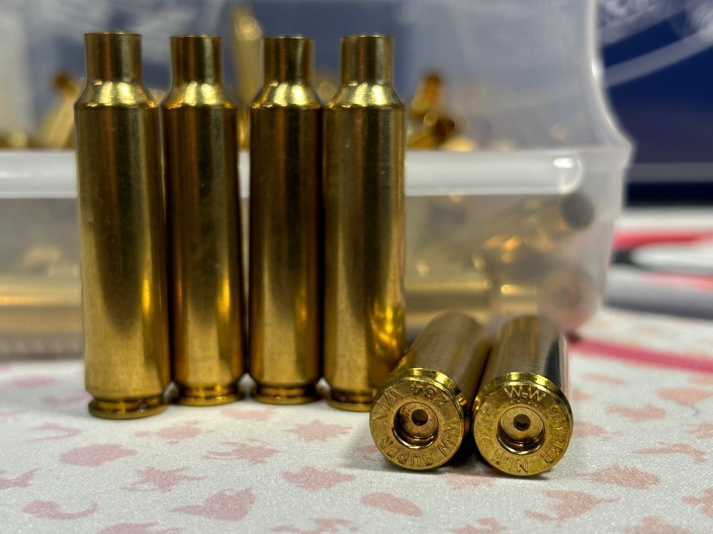 NEW Qty (100)  W-W SUPER .284 Winchester Brass $9.00 SHIPPING-img-1