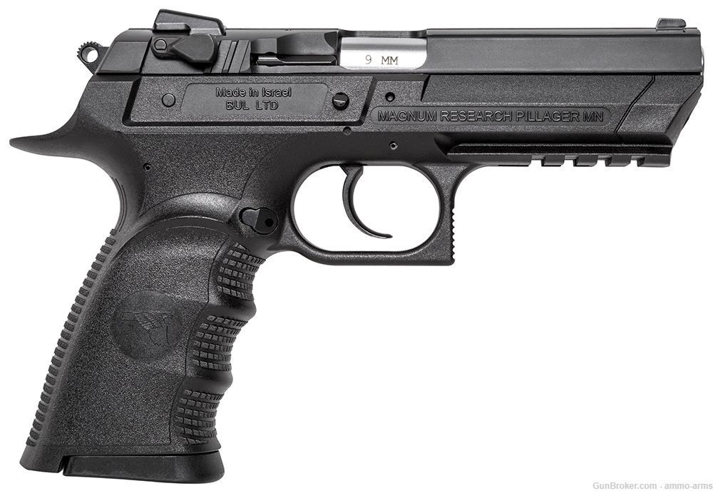 Magnum Research Baby Desert Eagle III 9mm Luger 4.43" Black BE99153RL-img-1