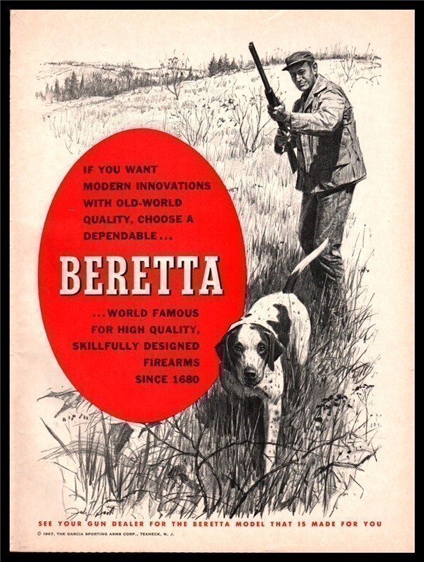 1967 BERETTA Firearms AD Hunter and Pointer-img-0