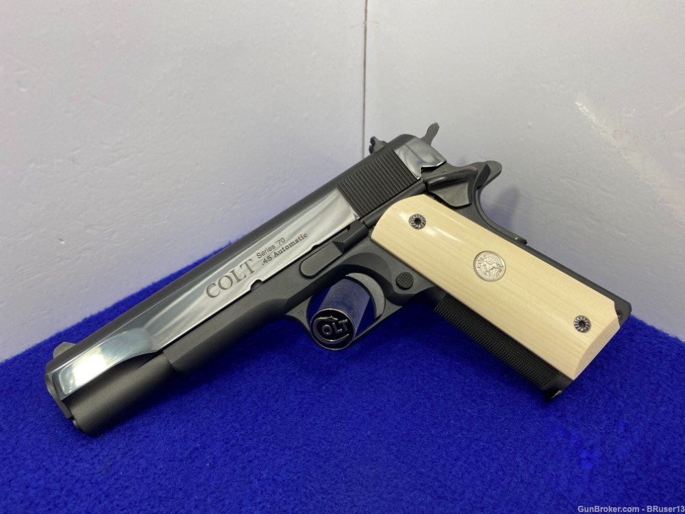 Colt Government .45 ACP Blue 5" -TALO USA 1911 CLASSIC- Only 1,475 Made-img-4