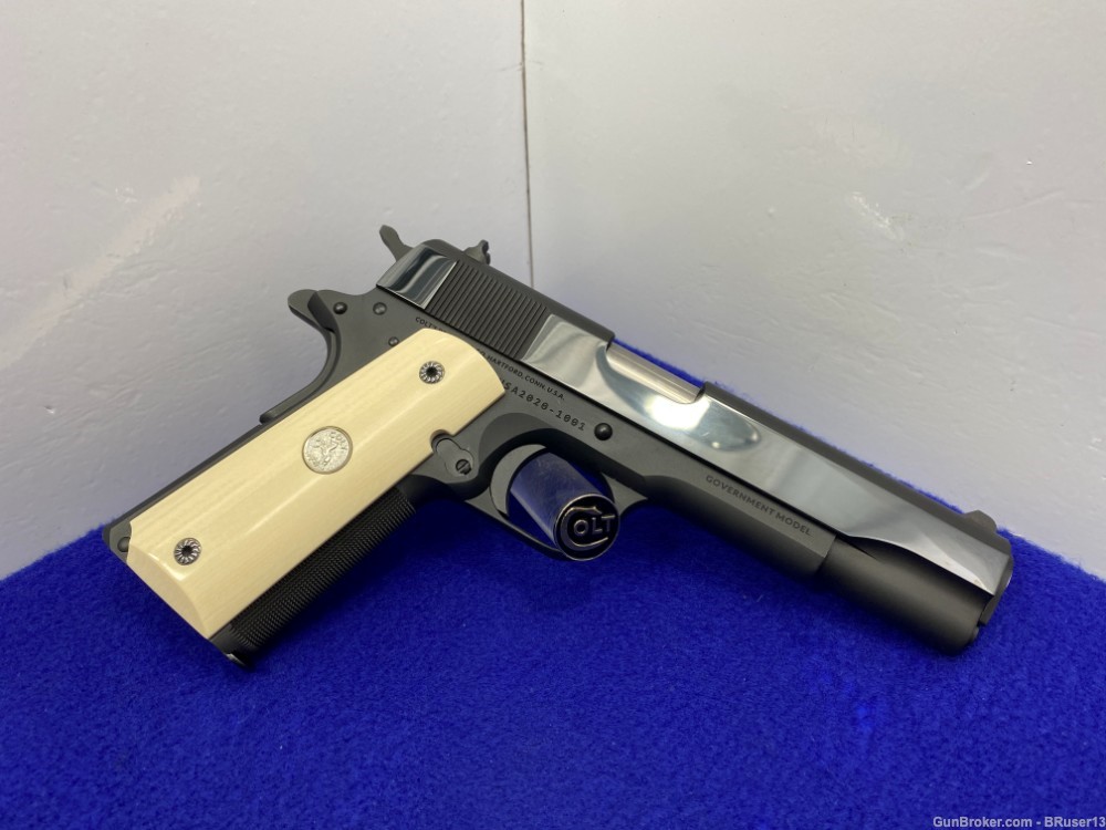 Colt Government .45 ACP Blue 5" -TALO USA 1911 CLASSIC- Only 1,475 Made-img-16