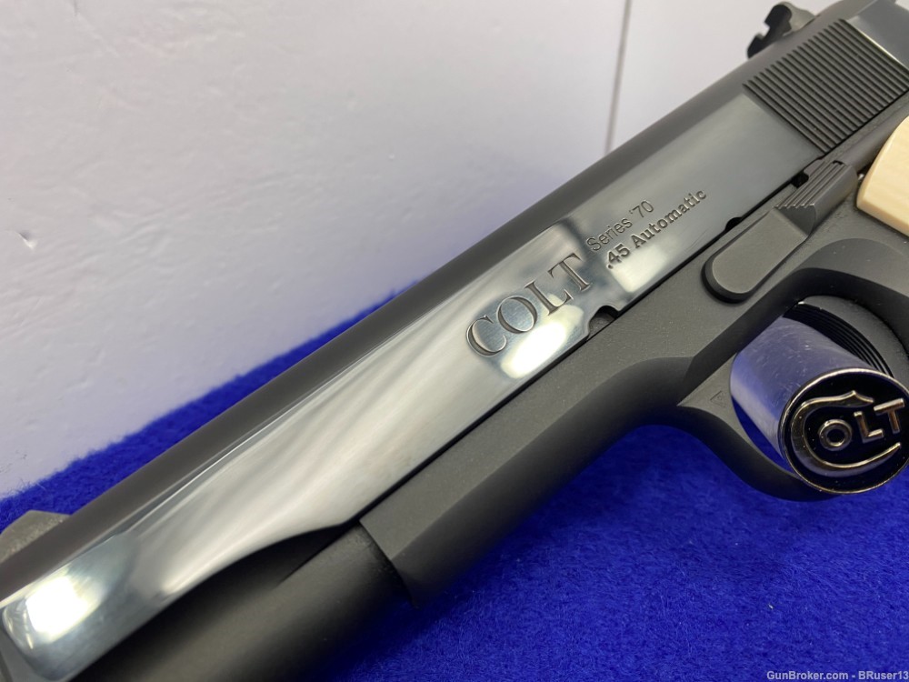Colt Government .45 ACP Blue 5" -TALO USA 1911 CLASSIC- Only 1,475 Made-img-10