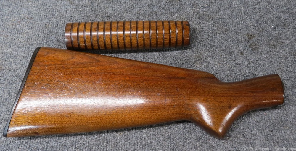 Winchester Model 12 Original Butt Stock and Fore end -img-0