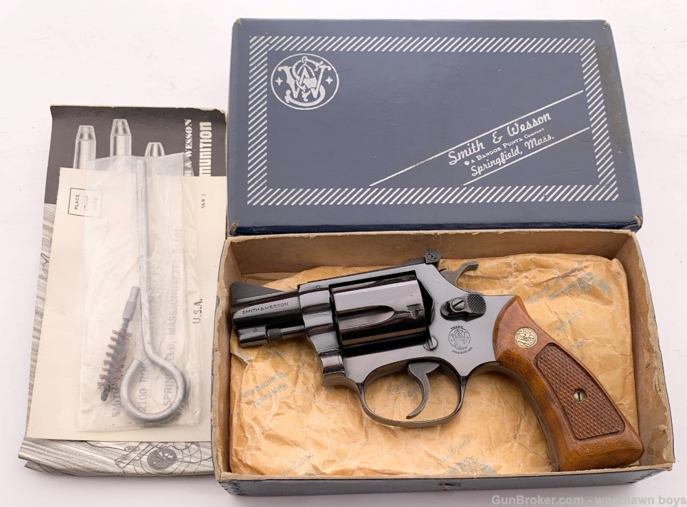 S&W 2" BLUE MODEL 50 CHIEF SPECIAL TARGET ORIG BOX PAPERS TOOLS .38 SPL-img-0