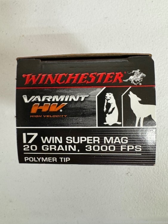 Winchester Varmint HV 17 WSM 20gr Polymer tip 50rd box-img-3