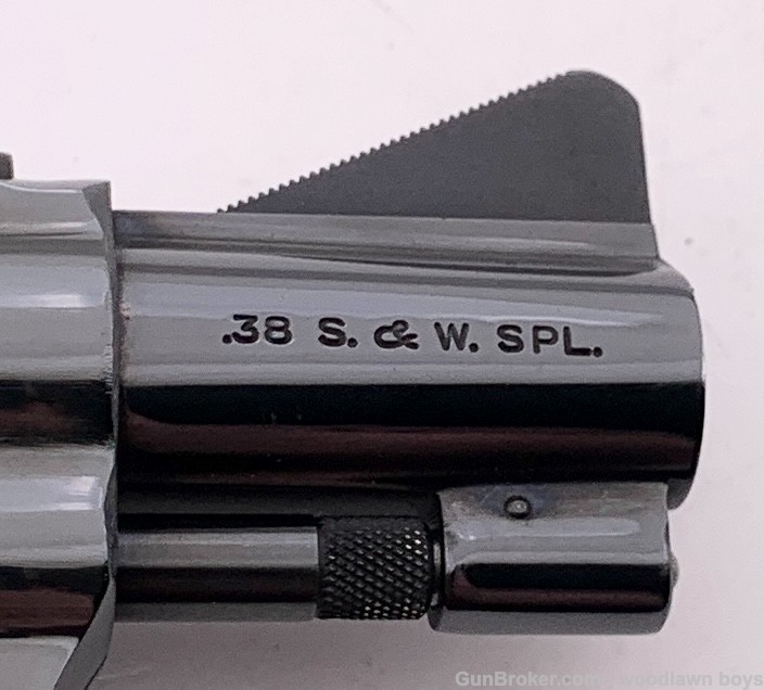 S&W 2" BLUE PRE-MODEL 36 CHIEF SPECIAL TARGET .38 SPECIAL MATCHING GRIPS-img-9