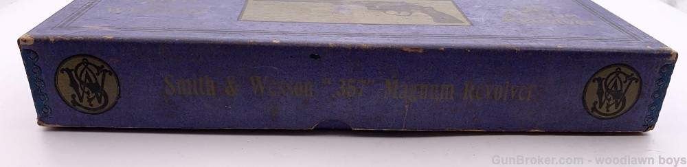 S&W ORIGINAL .357 REGISTERED MAGNUM BLUE BOX & PAPERS ULTRA RARE -img-2