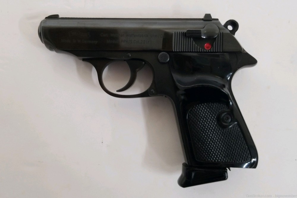 Early Interarms / Walther PPK/S Semi-Auto Pistol in 22 LR-img-1