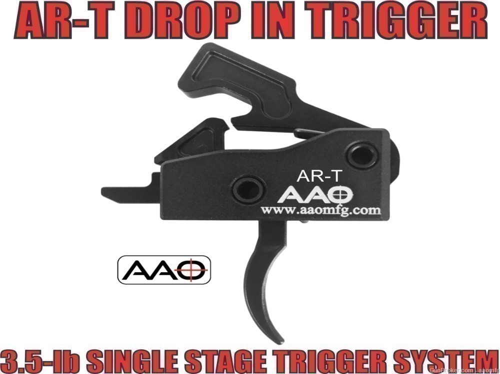 AR15 3.5lb drop in trigger AR15 AR9 AR45 single stage-img-0