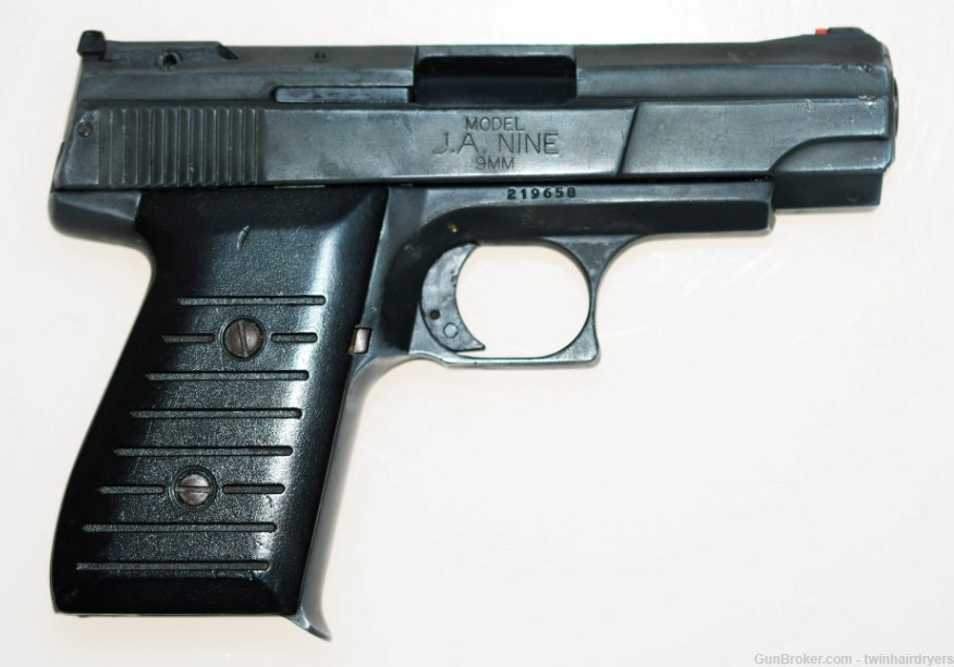 JIMINEZ ARMS JA 9 9mm Luger Semi-Auto Pistol. Good Condition-img-0