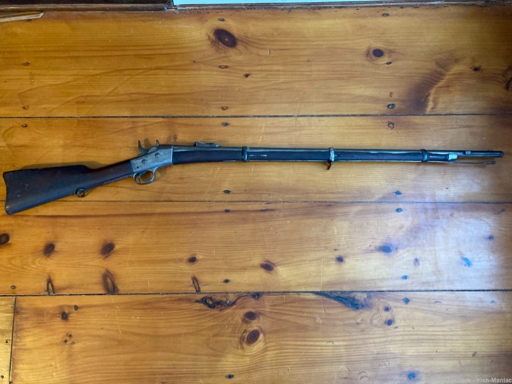 Antique Remington Rolling Block Rifle 43 Egyptian-img-0