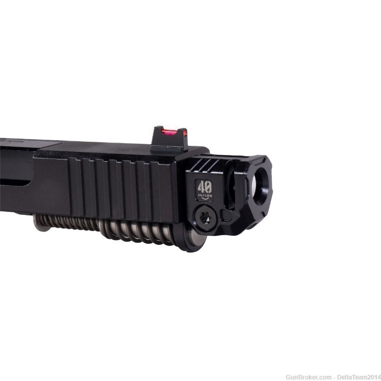 9mm Complete Pistol Slide  - Glock 26 Gen 1-3 Compatible - Compensator-img-4