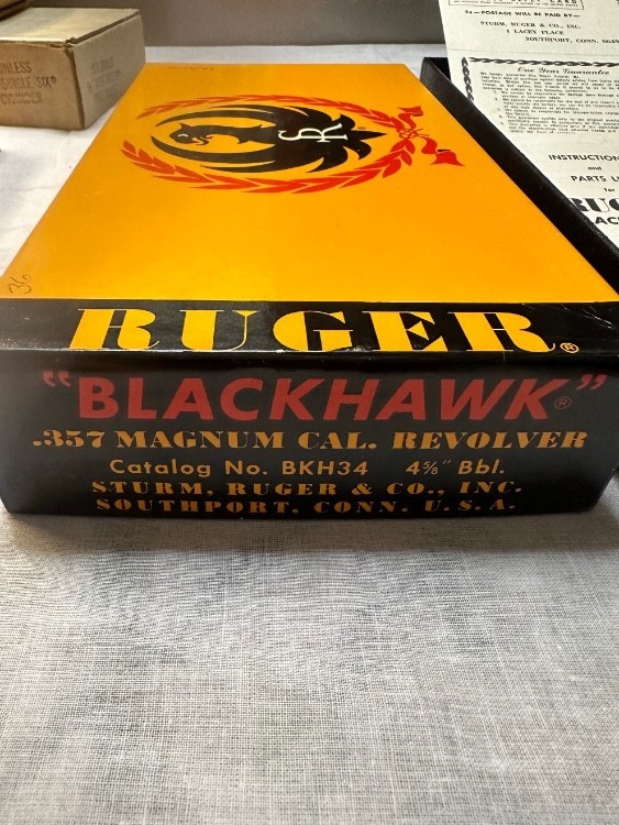 NIB, Ruger 357 Blackhawk 3 screw -img-0