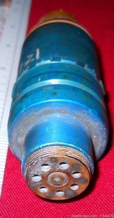CHINESE 35mm CASELESS GRENADE SHELL WITH ROLLER BALL FUZE-img-3