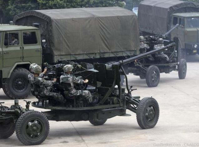 CHINESE 57mm ANTI-AIRCRAFT GUN HIGH EXPLOSIVE TRACER , MINTY-img-5