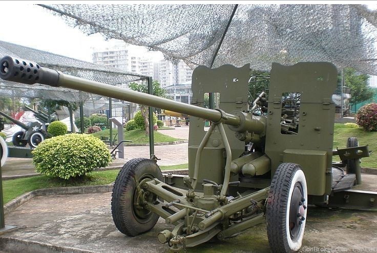 CHINESE 57mm ANTI-AIRCRAFT GUN HIGH EXPLOSIVE TRACER , MINTY-img-2