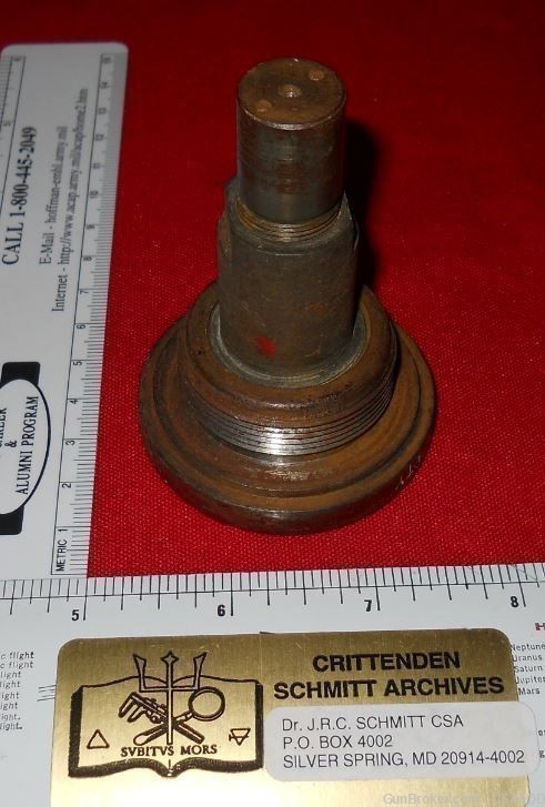 ITALIAN PROJECTILE BASE FUZE FROM Col. Jarrett COLLECTION-img-2