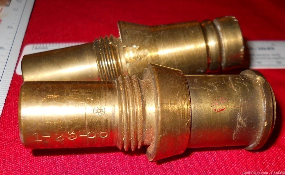FRENCH ADJUSTABLE  ARTILLERY FUZE EARLY FROM Col. Jarrett COLLECTION -img-2