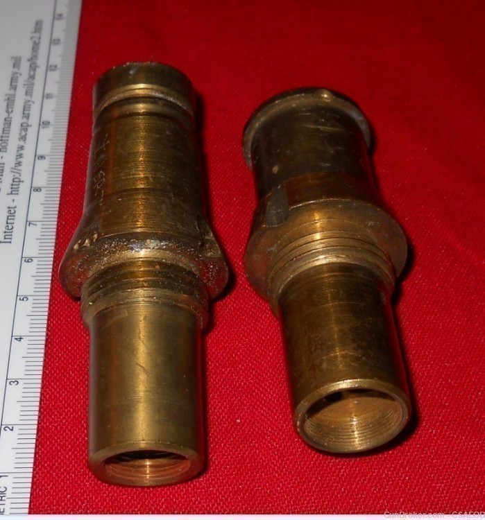 FRENCH ADJUSTABLE  ARTILLERY FUZE EARLY FROM Col. Jarrett COLLECTION -img-6
