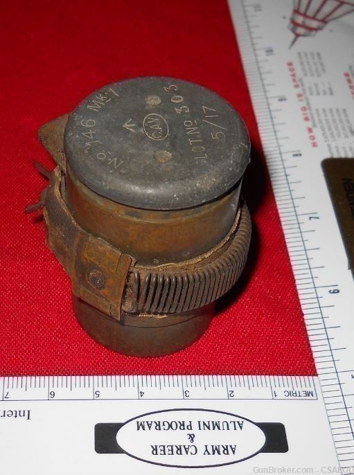 BRITISH WW1 MORTAR "ALLWAYS" FUZE  EARLY FROM Col. Jarrett COLLECTION-img-1