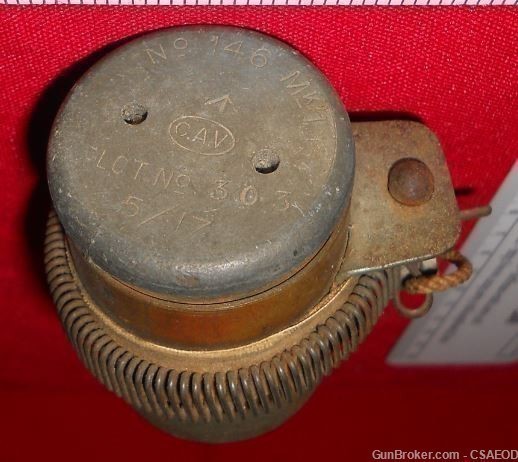 BRITISH WW1 MORTAR "ALLWAYS" FUZE  EARLY FROM Col. Jarrett COLLECTION-img-0