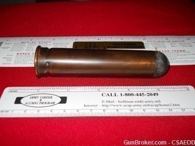 GATLING M1865 MAGAZINE & ONE INCH CANISTER WOOD ROD DRILL ROUND -img-3
