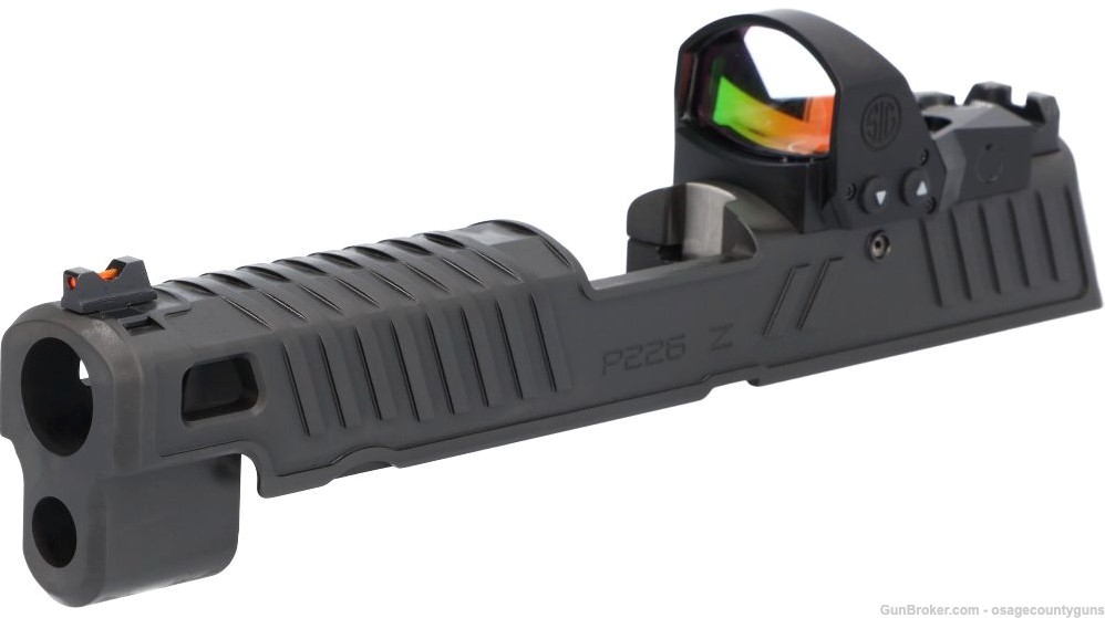 Sig Sauer P226 Zev 9mm Slide Assemble w/Romeo1 Pro - Black-img-1