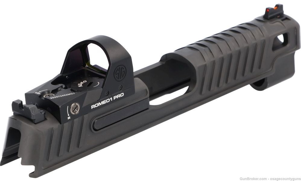 Sig Sauer P226 Zev 9mm Slide Assemble w/Romeo1 Pro - Black-img-4