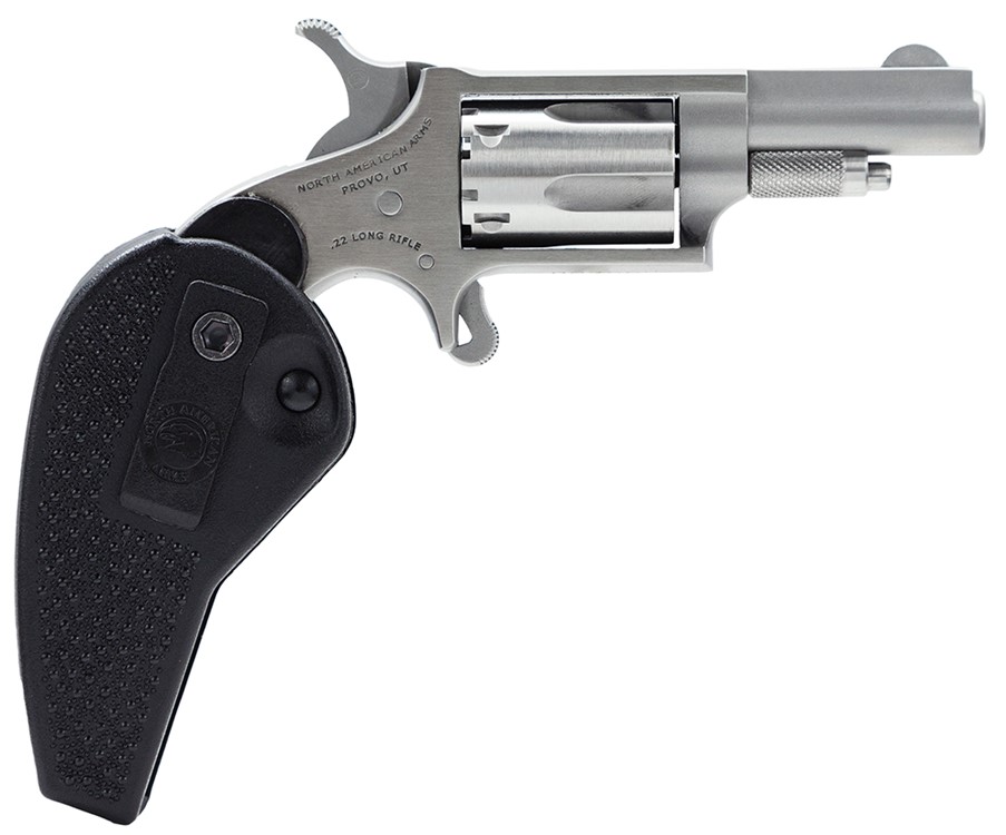 North American Arms 22LR Mini-Revolver 5+1 Stainless-img-0