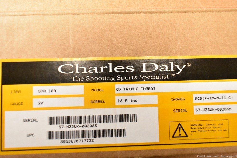 Charles Daly Triple Threat 20 GA 18.5" Triple-Threat 930.109-img-8