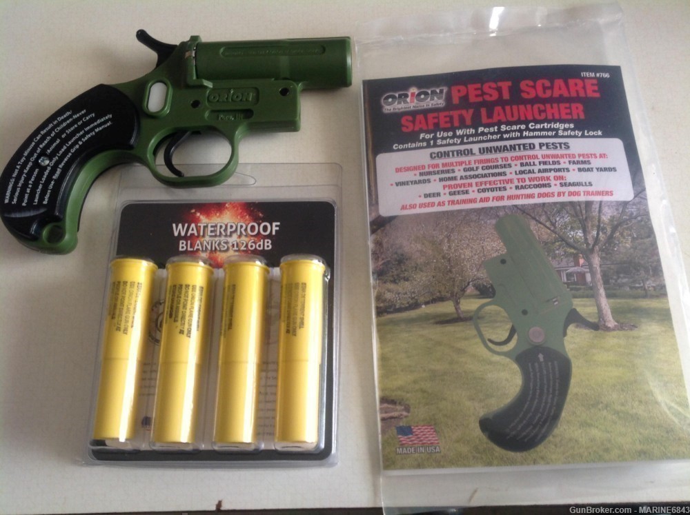 SIGHT & SOUND BEAR DETERRENT SHELLS WITH LAUNCHER-img-0