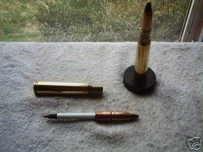 50 cal  bmg  shell  pull -a- part  ink pen-img-0