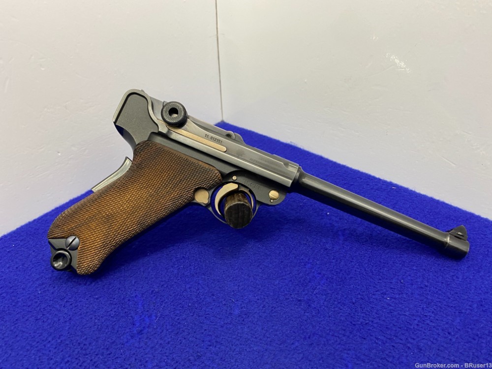 1973 Mauser-Werke P.08 9mm Blue *SCARCE & COLLECTIBLE 6" AMERICAN LUGER*-img-17