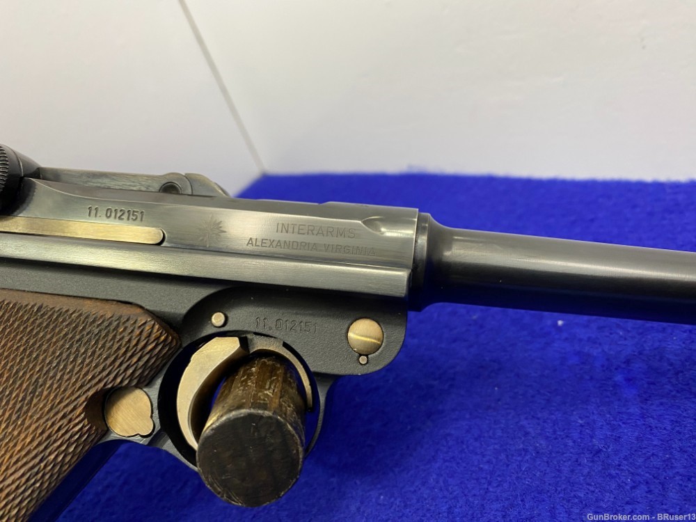 1973 Mauser-Werke P.08 9mm Blue *SCARCE & COLLECTIBLE 6" AMERICAN LUGER*-img-23