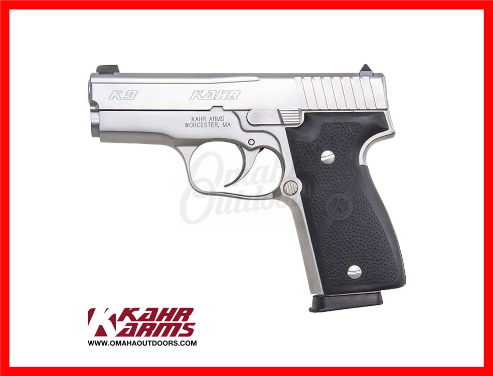 Kahr Arms K9 Full Stainless Pistol 7 RD 9mm CA Compliant K9093A-img-0