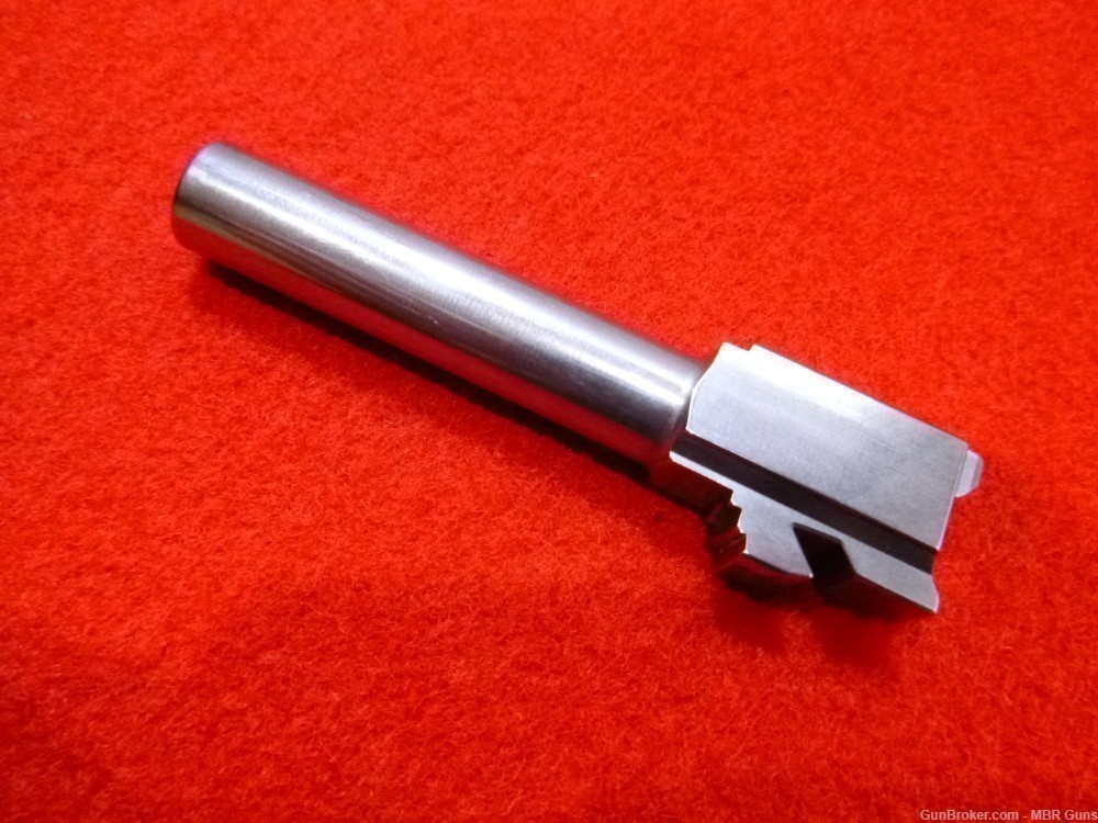 Glock 19 9mm Barrel Ported 416R Polished Stainless Steel Recessed Crown-img-2