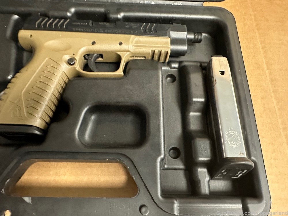 Springfield Armory XDM-9 FDE Pistol 9MM 2 -19 rd Magazines + Case-img-2