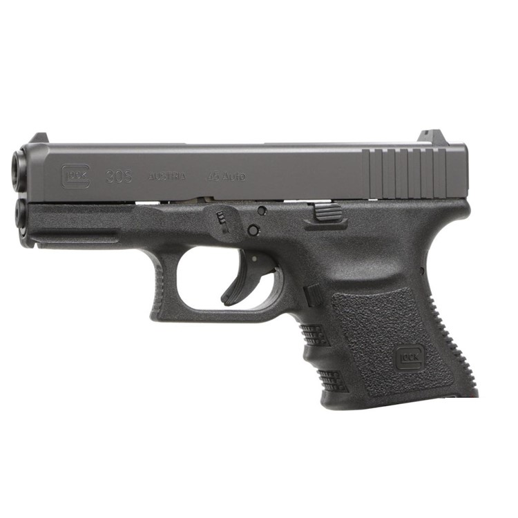 Glock 30S .45 ACP 3.78 BBL Black Fixed Sights 10 Rd-img-1