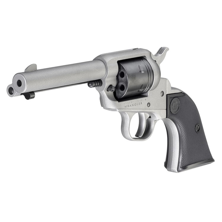 Ruger Wrangler Revolver 22 LR Silver Cerakote 4.6 2003-img-3