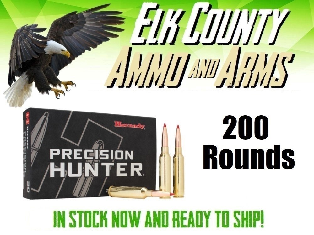 Hornady Precision Hunter 7mm PRC 175 Grain ELD-X - 200 Rounds - 80712-img-0