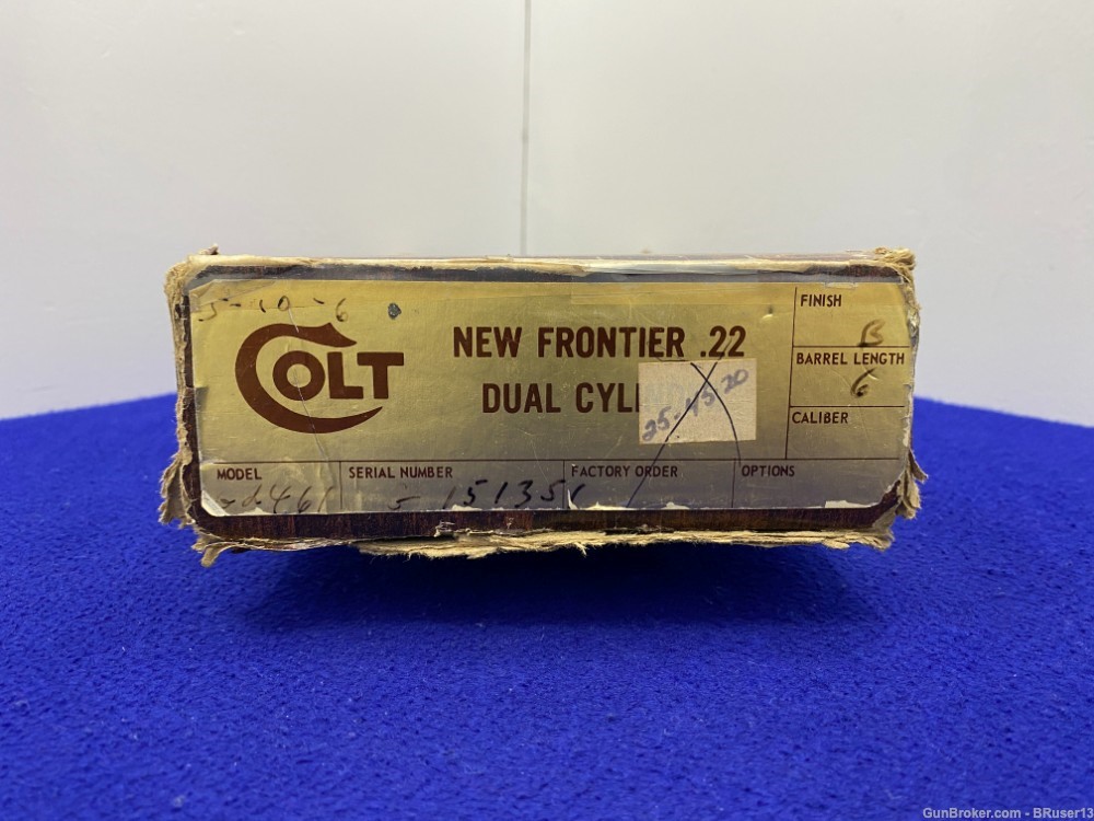 1975 Colt New Frontier Scout .22 Mag Blue *COLLECTIBLE DUAL CYLINDER MODEL*-img-7