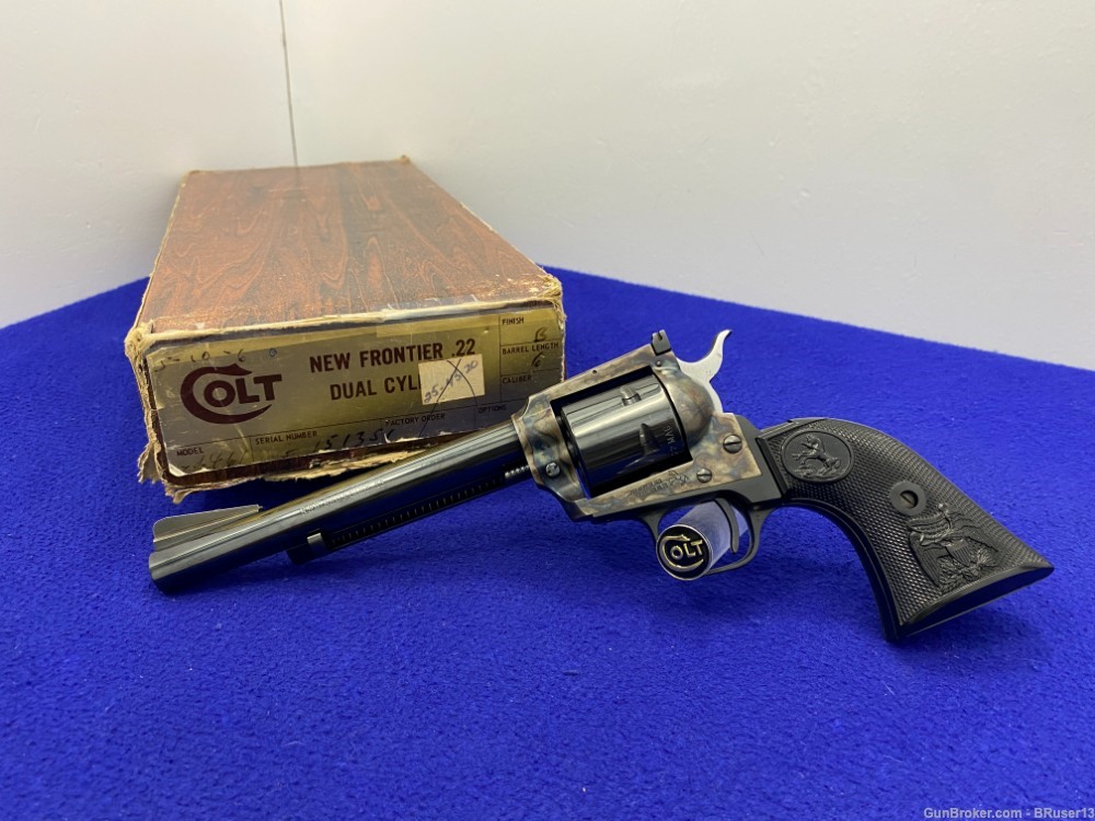 1975 Colt New Frontier Scout .22 Mag Blue *COLLECTIBLE DUAL CYLINDER MODEL*-img-6