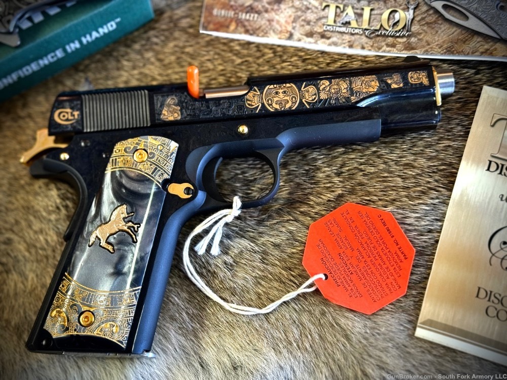 Colt TALO 1911 Aztec Empire HIGH GRADE 1 of 25 EXTREMELY RARE -img-0