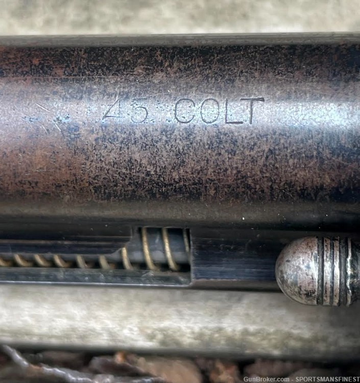 COLT SINGLE ACTION ARMY 45 COLT REVOLVER WITH BISLEY GRIP-img-6