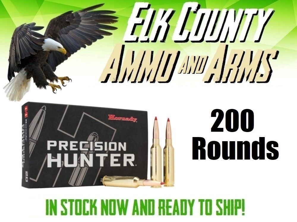 Hornady Precision Hunter 6.5mm PRC 143 Grain ELD-X - 200 Rounds - 81621-img-0