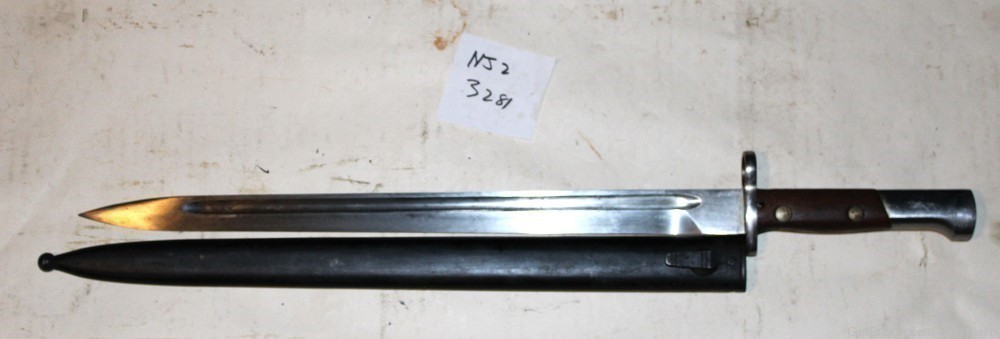 Vintage Bayonet W/ Scabbard, Marked 3281 - #NJ2-img-2