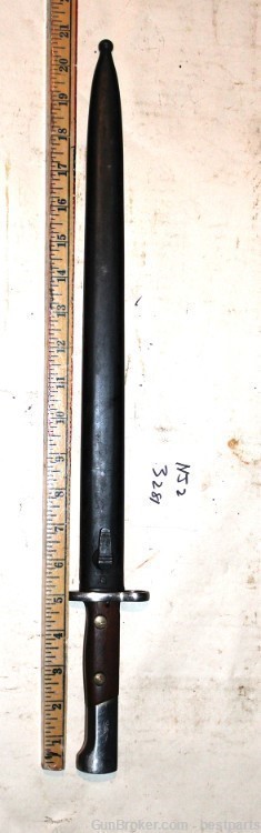 Vintage Bayonet W/ Scabbard, Marked 3281 - #NJ2-img-3