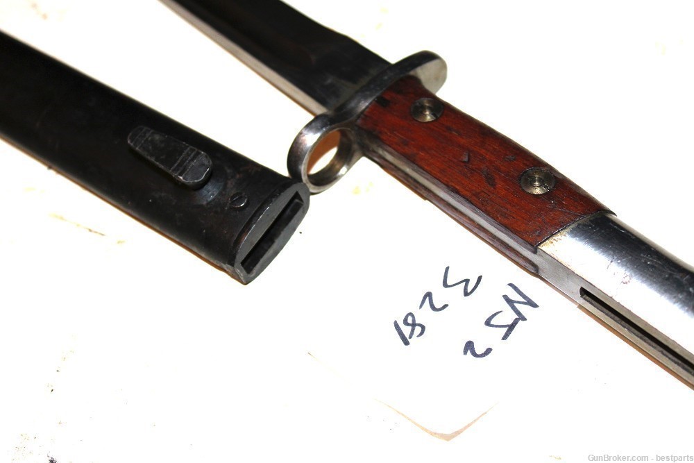 Vintage Bayonet W/ Scabbard, Marked 3281 - #NJ2-img-7
